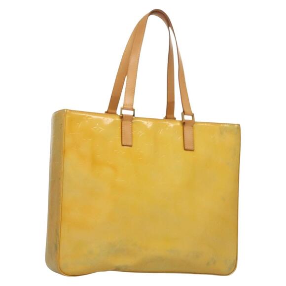 LOUIS VUITTON Monogram Vernis Columbus Tote Bag Gris M91028 - Picture 1 of 16